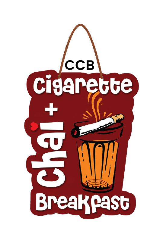 Cigarette + Chai = Breakfast