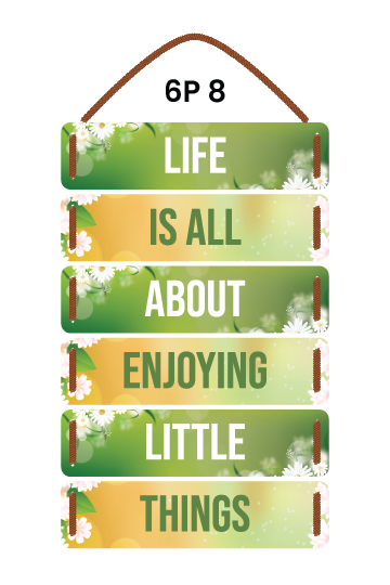 Life Is All About Enjoying Little Things