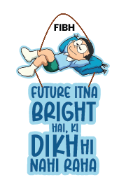 Nobita - Future itna bright hai , ki dikh hi nhi raha