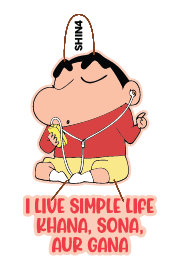 Shinchan - I Live Simple Life, Khana Sona Aur Gana