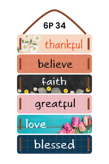 Thankful Believe Faith Grateful Love Blessed