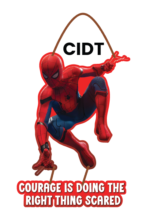 Spiderman - Courage is Doing the Right Thing Scared