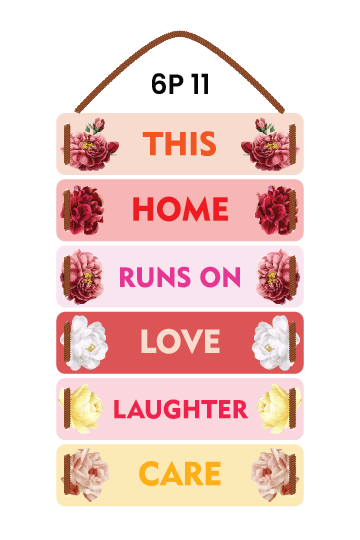This Home Runs On Love Laughter Card