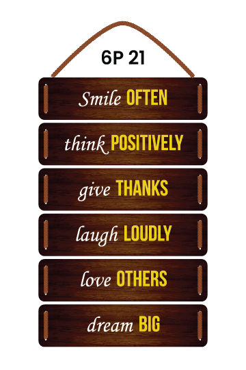 Smile Often Think Positively